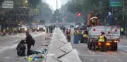 Basura y tragedia: el día después del triunfo de México en el Mundial