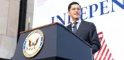 Canciller Velasco refrenda defensa de derechos de mexicanos en EU