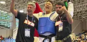 Carlos Sansores gana oro en taekwondo en Santo Domingo 2026
