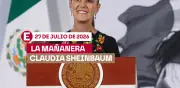 Claudia Sheinbaum encabeza mañanera este 27 de julio de 2026