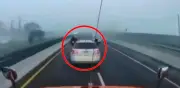 Conductor de tráiler frustra asalto armado en carretera de Celaya; video viral