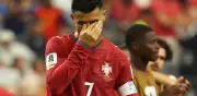 Cristiano Ronaldo llora al ser eliminado de su último Mundial