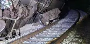 Descarrilamiento en el Corredor Interoceánico: tren de carga sufre percance