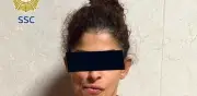 Detienen a colombiana en CDMX con droga; la vinculan a robos en Metepec