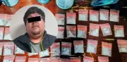 Detienen a presunto extorsionador de comerciantes en Iztapalapa; aseguran droga y arma