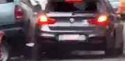 Ebrio en BMW causa choque múltiple y es golpeado por vecinos en Miguel Hidalgo