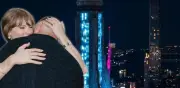 Empire State Building se ilumina de azul por boda de Taylor Swift y Travis Kelce