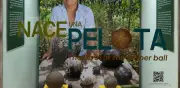 Exposición 'Nace una pelota' en Metro Zócalo: réplicas olmecas de hule