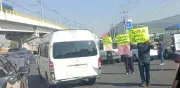 Familiares de Betito bloquean autopista México-Puebla por justicia