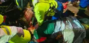 Hospitalizan a 2 personas por aplastamiento tras triunfo de México en Mundial