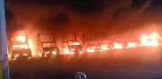 Incendio en Pepsico de Matamoros destruye 57 vehículos; investigan extorsión