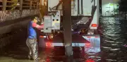 Inundación en Indios Verdes: lluvia y granizo causan caos vial en CDMX