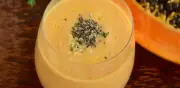 Licuado de papaya, linaza y chía: receta detox para el estómago