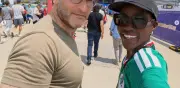 Lupita Nyong'o luce jersey de México en final del Mundial 2026