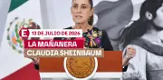 Mañanera de Sheinbaum hoy 13 de julio: temas y resumen en vivo