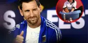 Messi califica de locura foto viral bañando a Lamine Yamal en 2007