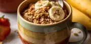 Mug cake de avena y plátano: desayuno exprés saludable en 5 minutos