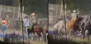 Pelea a machetazos en Ahome: jinetes se enfrentan sin detenidos