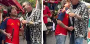 Pepe Aguilar y 'Ojitos de huevo' sorprenden con palomazo callejero de 'Por mujeres como tú'