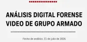 Peritaje revela desfases entre audio e imagen en video atribuido a grupo armado