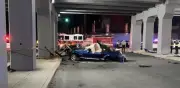 Querétaro: dos muertos al caer su vehículo desde un puente en avenida Cimatario