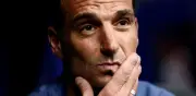 Scaloni se emociona: 