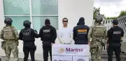 Semar detiene en el AICM a líder de huachicol del Edomex