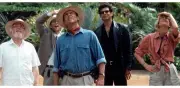 Spielberg, Laura Dern y Jeff Goldblum despiden a Sam Neill, actor de Jurassic Park