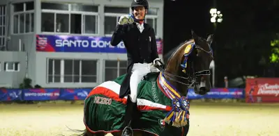 Antonio Rivera Galarza dirige a México a cinco medallas en adiestramiento