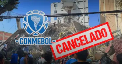 Conmebol suspende partidos en Colombia tras terremoto de 7.4