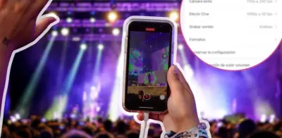Guía definitiva: Cómo grabar videos de concierto con iPhone en 4K