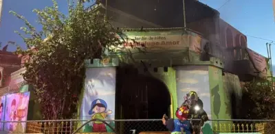 Incendio en jardín de niños Guadalupe Amor moviliza a bomberos en Nuevo León
