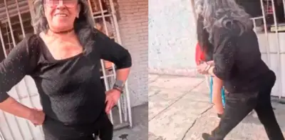 Lady Paquete devuelve celular a repartidor tras altercado en Coacalco