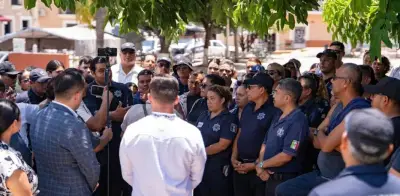 Policías de Bahía de Banderas paran labores por detención de 9 compañeros