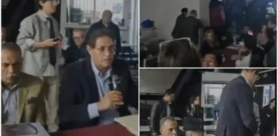 Secretario general del IPN abandona diálogo con estudiantes