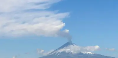 SGIRPC alerta: ceniza del Popocatépetl afectará a CDMX en 12 horas
