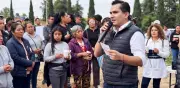 Activista denuncia fuga masiva de agua en tanque de Atizapán