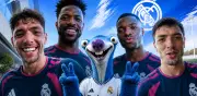 Asencio aplica filtro viral a compañeros del Real Madrid