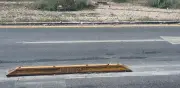 Bolardos de CDMX aparecen en carril exclusivo de Mérida, Yucatán