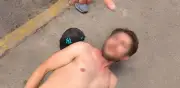 Casi lo linchan: desnudan y golpean a presunto ladrón en Tulancingo
