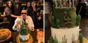 Christian Nodal asiste al cumpleaños de Pepe Aguilar en reunión familiar