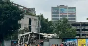 Colapso en demolición en Escandón afecta Viaducto; sin heridos