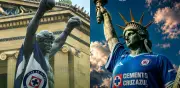 Cruz Azul desafía maldiciones con imagen de la Estatua de la Libertad
