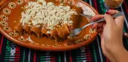 Enchiladas en salsa cremosa de chipotle: receta fácil de fondas