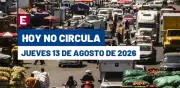 Hoy No Circula 13 agosto 2026: autos con engomado verde, placas 1 y 2