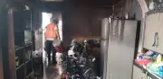Incendio en altar de vivienda evacua a 20 personas en Iztacalco