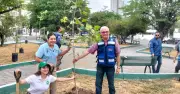 Monterrey planta 20 árboles nativos en Parque Aarón Sáenz