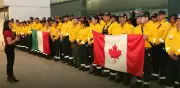 México envía tercer contingente de brigadistas a Canadá por incendios