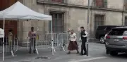 Rosa Icela Rodríguez asiste a reunión de seguridad en Palacio Nacional