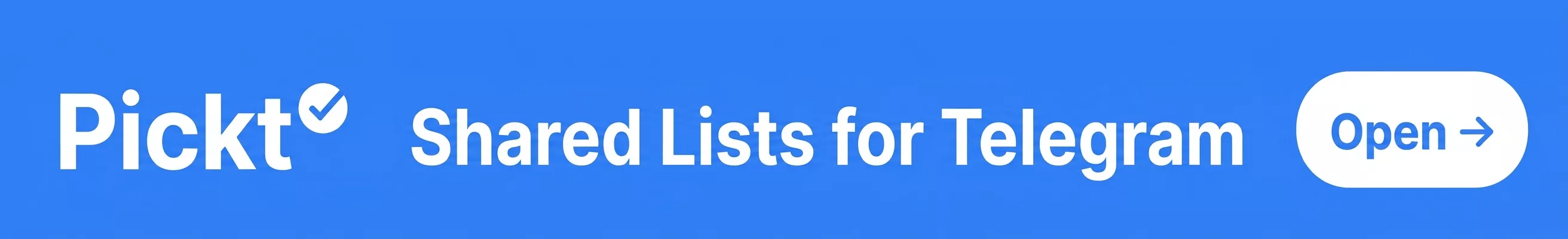 Banner sticky móvil de Pickt — logo, eslogan y botón CTA